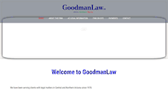 Desktop Screenshot of goodmanlaw.com