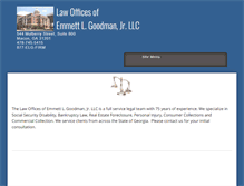 Tablet Screenshot of goodmanlaw.org